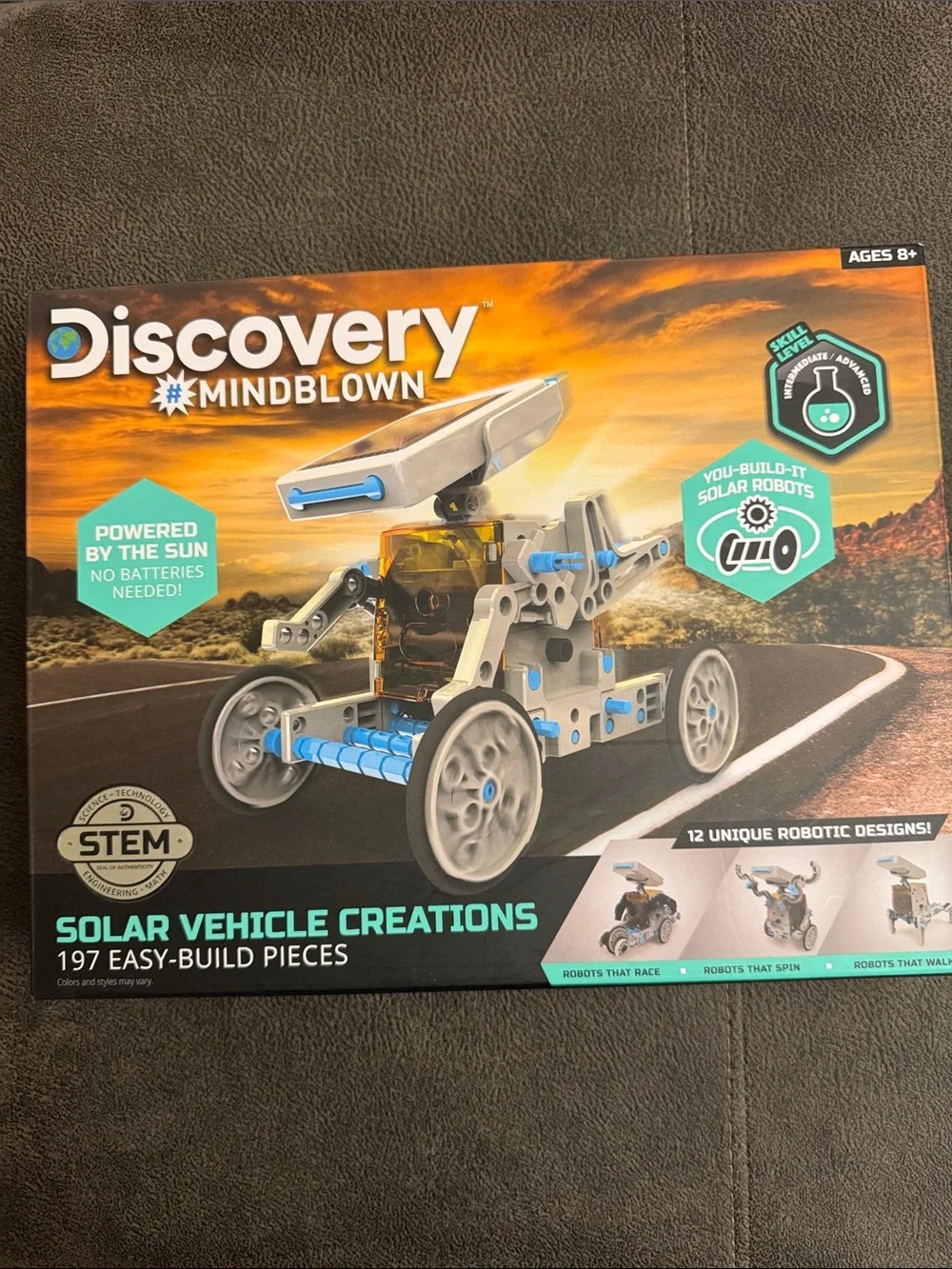 Discovery Solar Vehicle Creations Kit - Blue, Gray & Silver